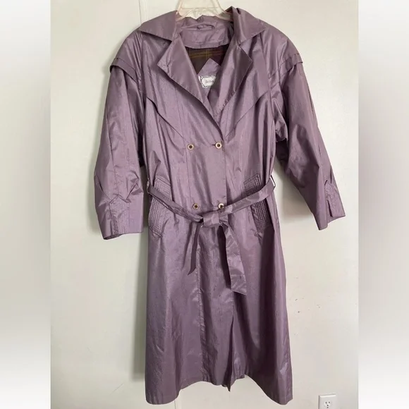 British Mist Jackets Coats Vtg British Mist Shimmer Mauve